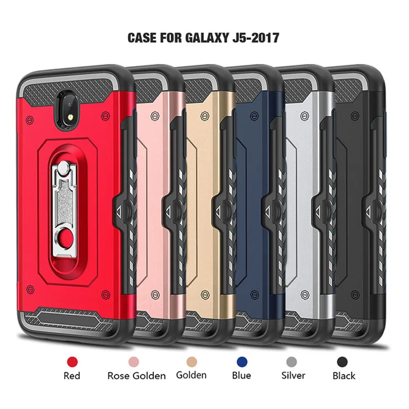 Армированный чехол для Samsung Galaxy J5 2017 J530 европейская версия слот карт с подставкой