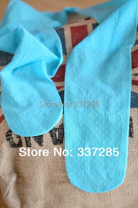 Осенние Колготки для детей милые колготки с Микки девочек разноцветные теплые