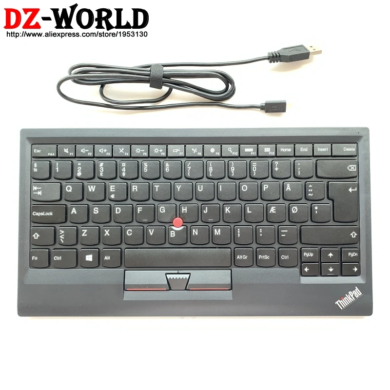 Оригинальная новая клавиатура для Lenovo ThinkPad Bluetooth DK Дания беспроводная
