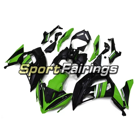 Новое поступление, зеленые и черные Обтекатели для мотоциклов Kawasaki ER-6F Ninja 650 ER6F ABS пластиковые инжекционные трубы