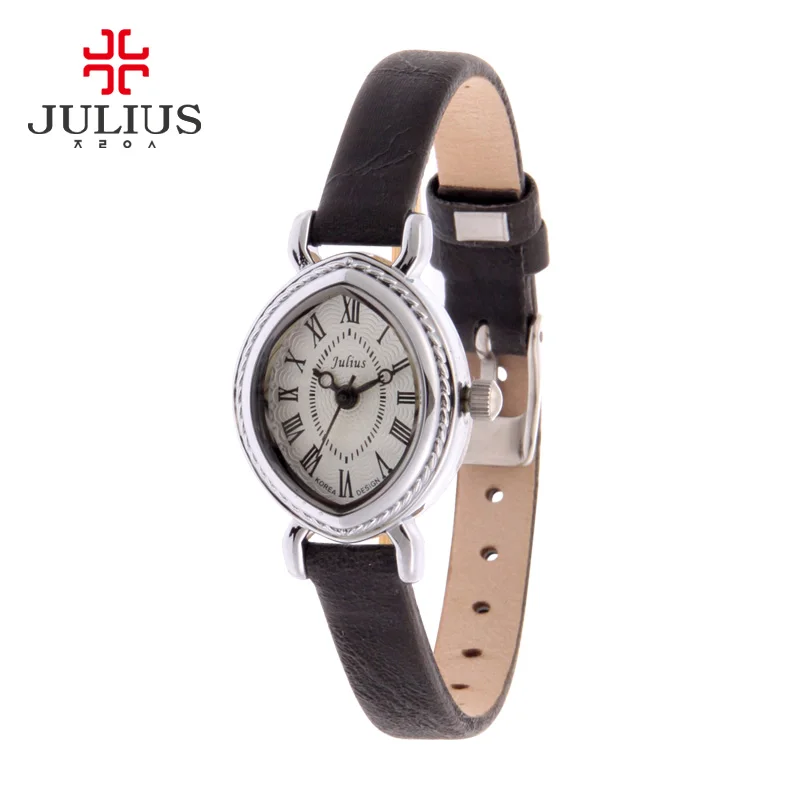 

JULIUS Brand Fashion Ladies Watches Elegant Rhinestone Female Quartz Watch Women Thin Leather Strap Waterproof Montre Femme