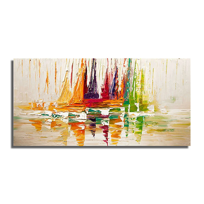 

Big Size Handmade Abstract colorful art On Canvas Modern handpainted oil painting Abstract Picture artwork home decoration