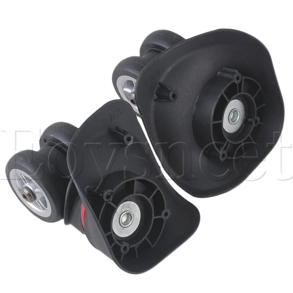 2 шт черный пластик DIY багажное Поворотное Колесо 10x10.6cmx4.9cm|swivel wheel|wheel swivelwheels wheel |