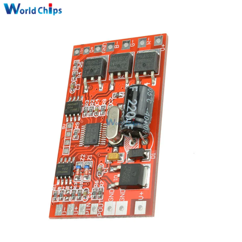 3 канальный 12 а 144 Вт DMX512 декодер светодиодный RGB модуль драйвера освещения сцены DC