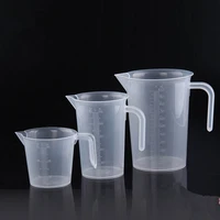 1pc measuring cup 5001000ml pp plastic cone kitchen measuring cup round digital thick handle kichen tool for cooking