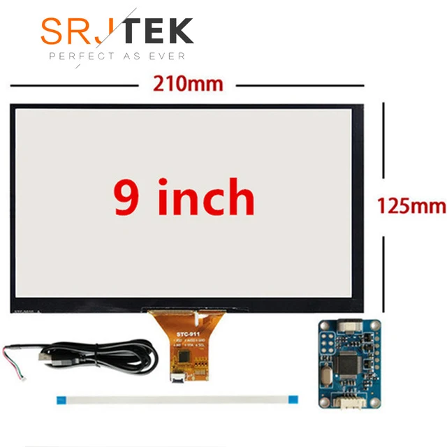 Планшетный ПК Raspberry Pi 9 дюймов 210 мм * 125 навигация емкостный сенсорный дигитайзер