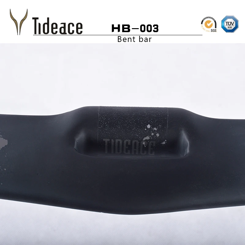 Tideace брендовый полностью углеродный руль для шоссейного велосипеда изогнутый T800