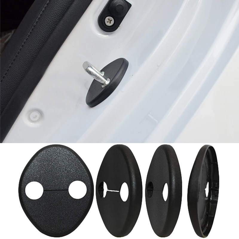 

High Quality Car Covers Car Door Lock Cover For Hyundai Tucson IX35 I30 Elantra Sonata Azera Veracruz Kia Sportage R 4pcs