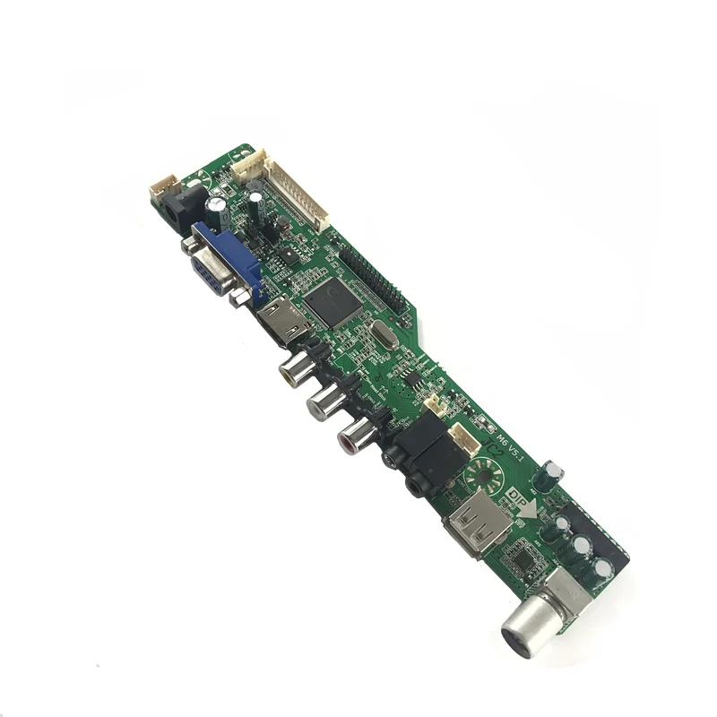 M6-V5.1 ЖК-дисплей ТВ поддержка плата контроллера VGA Аудио AV USB для 12 1 дюймов 800x600 G121SN01
