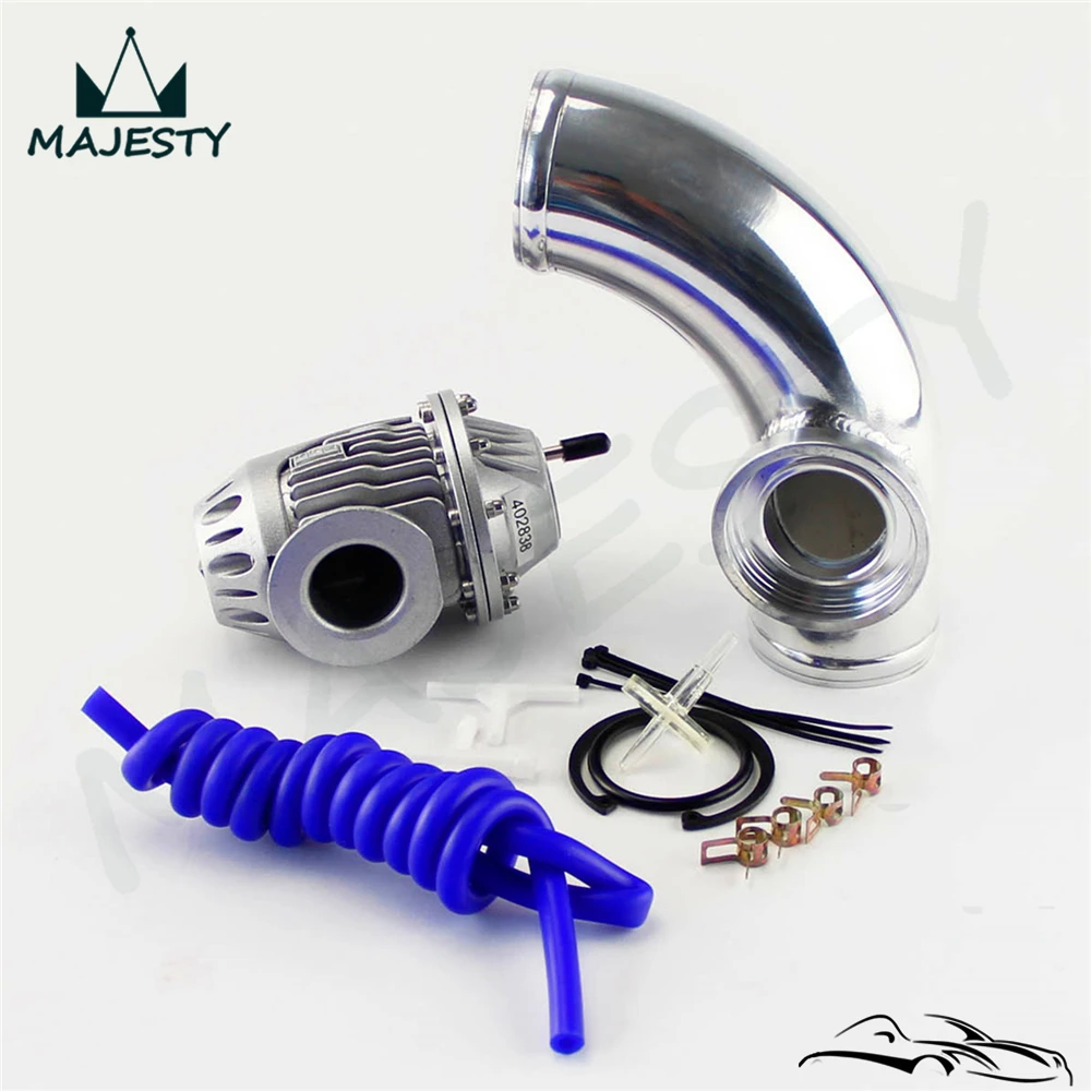 Подходит для SQV выдувного клапана BOV IV 4 + 2 75 90 градусов Фланцевая труба вакуумный