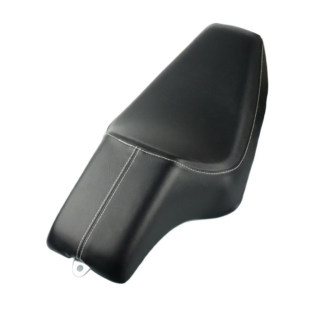 Гладкое сиденье для мотоцикла черное водителя спереди и сзади два задних сиденья