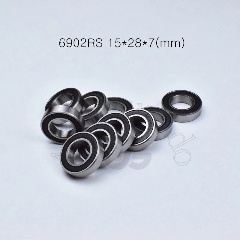 6902RS 15*28*7 (мм) 10 шт. подшипник abec 5 резиновый герметичный Подшипник тонкий стеновой