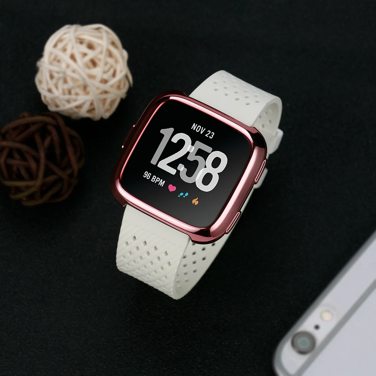 Полный Чехол Для Fitbit Versa покрытие+ ТПУ защитный силиконовый чехол Полный экран протектор для Fitbit Versa чехол 61014