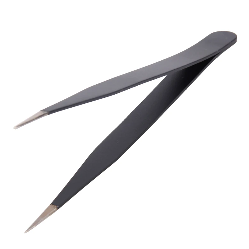 2 шт черный акриловый гель для ногтей пинцеты страз украшение блестка кусачки