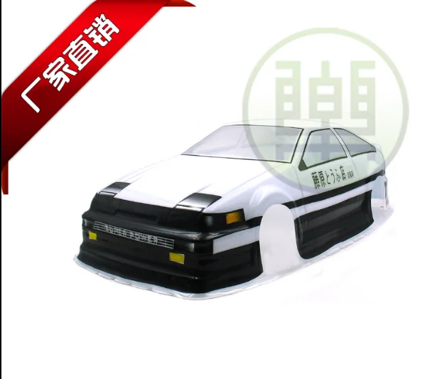 1/10 по дороге ПВХ Toyotaa AE86 начальный корпус D ширина 195 мм передняя и задняя колесная