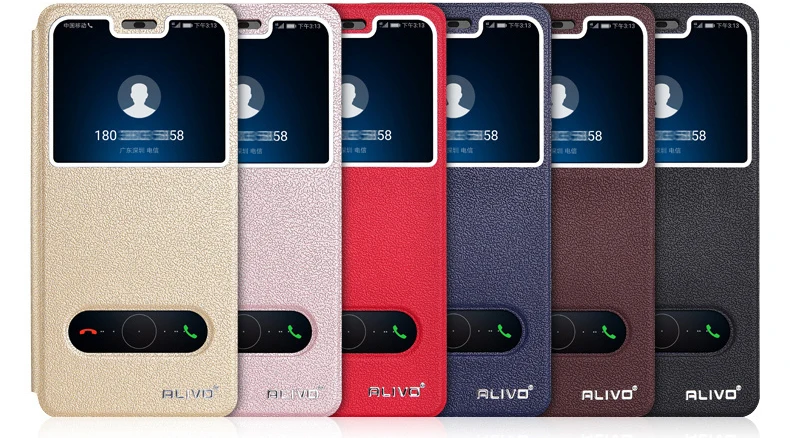 6,5 ''для huawei Y9 чехол Роскошный флип-чехол для телефона из искусственной кожи для huawei Y9 чехол Y 9 9 9 Y вид окна PC назад