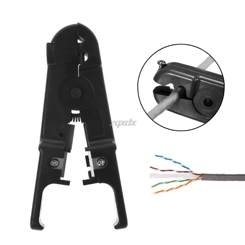 RJ45 RJ11 Cat6 Cat5 Пробивной сети LAN UTP кабель для зачистки проводов плоскогубцы черный/серый июля Прямая поставка