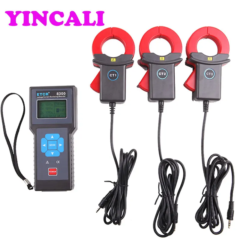 Fast Shipping Three-Channel Leakage Current Monitoring Recorder ETCR8300 Digital a Large Storage Space | Инструменты