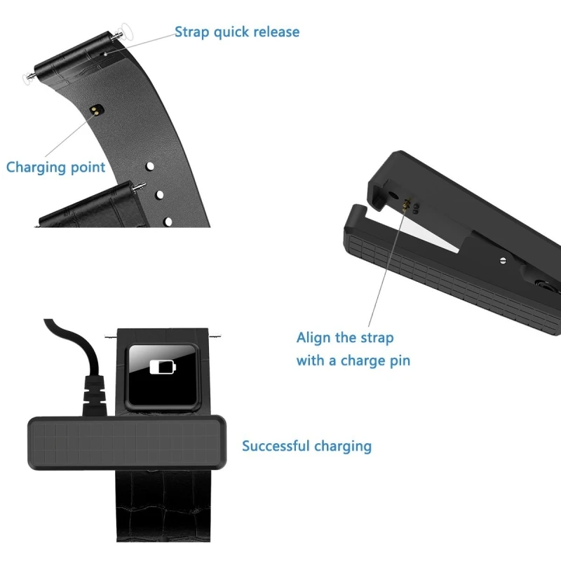 Bluetooth 4.0 Smart Wristband for IOS Android 0.42" OLED HD Display Leather Watchband Straps Sleep Tracker Telephoto Watch Band |