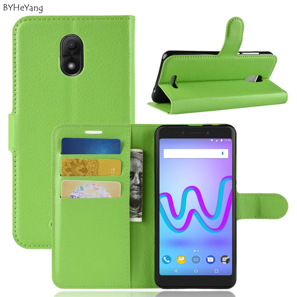 BYHeYang для Wiko Jerry 3 Чехол wiko lenny 5 откидной из искусственной кожи с магнитной