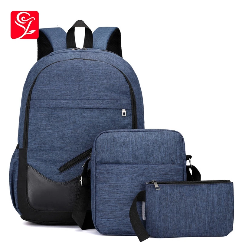 3 шт./лот школьный рюкзак набор легкие школьные сумки для детей колледжа через