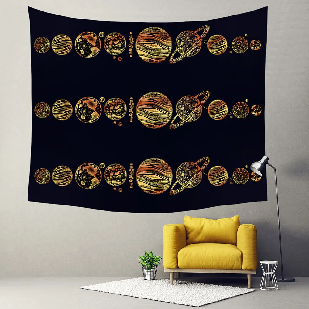 Декоративная Мандала Фэнтези настенный гобелен богемный макраме настенное