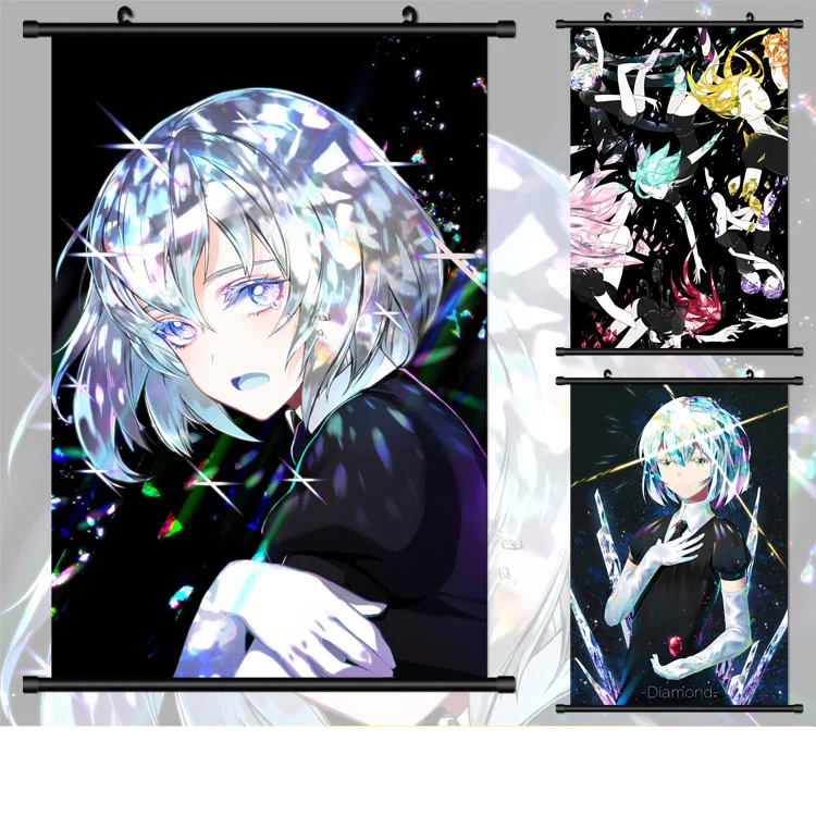 

(40*60cm)Land of the Lustrous Plastic Wall stickers anime around posters wall scroll painting Gem country