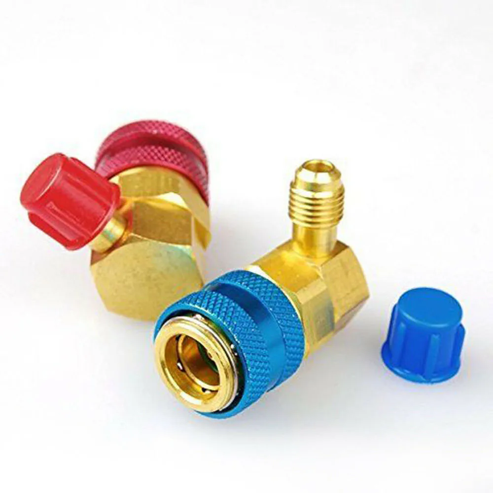 1 пара автомобильный адаптер Freon R134A Высокий Низкий разъем быстродействующий