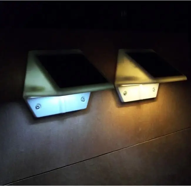 4 светодиода яркий уличный садовый светильник на солнечной энергии с контролем