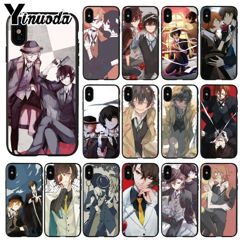 Yinuoda Bungou Stray Dogs Custom Photo Soft Phone Case for iPhone 6S 6plus 7 7plus 8 8Plus X Xs MAX 5 5S XR | Мобильные телефоны и