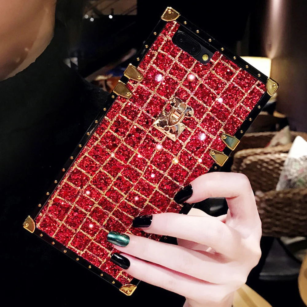 Чехол для Apple iPhone 7 6 s 8 плюс все включено квадратных кожа тенденция Защитная