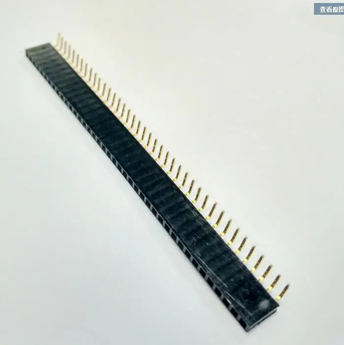 5 шт. 1 * 40PIN Однорядный гнездовой штыревой разъем под прямым углом 1X40PIN 2 54 мм 40pin