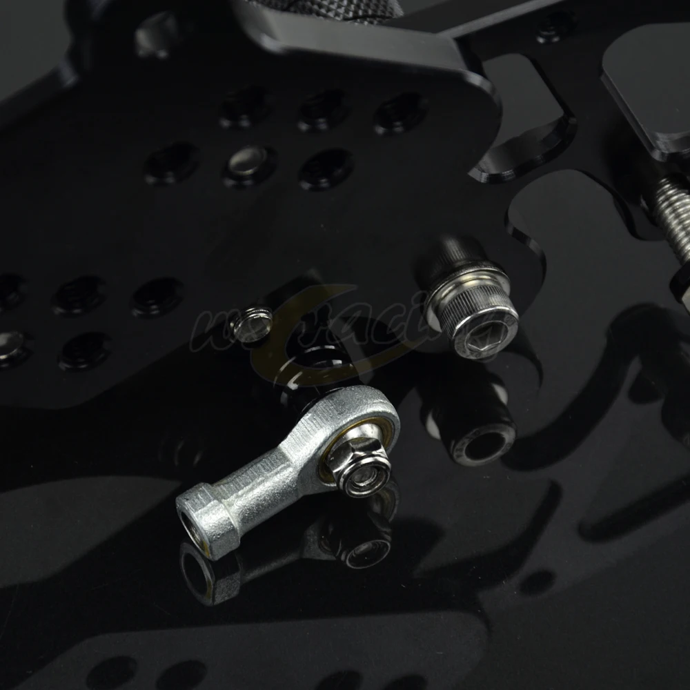 CNC регулируемые мотоциклетные заготовки подножки педали отдых подножки Rearset для KAWASAKI NINJA300 NINJA 300 2013