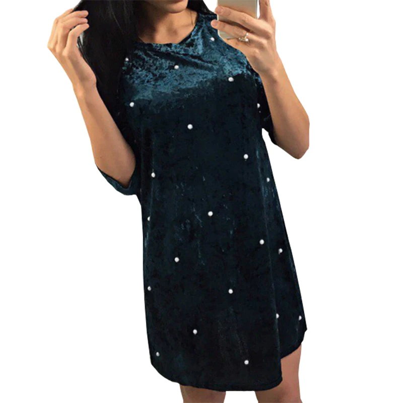 Модное бархатное платье Vestido De Festa Новинка повседневные женские платья для