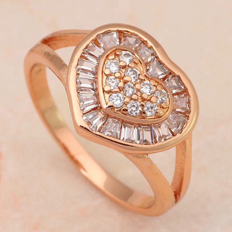 Jewelry кольца золото тон Модные украшения Никель и свинец Золотой элемент кольцо SZ#6.75#8.5#7#6.5 JR1836