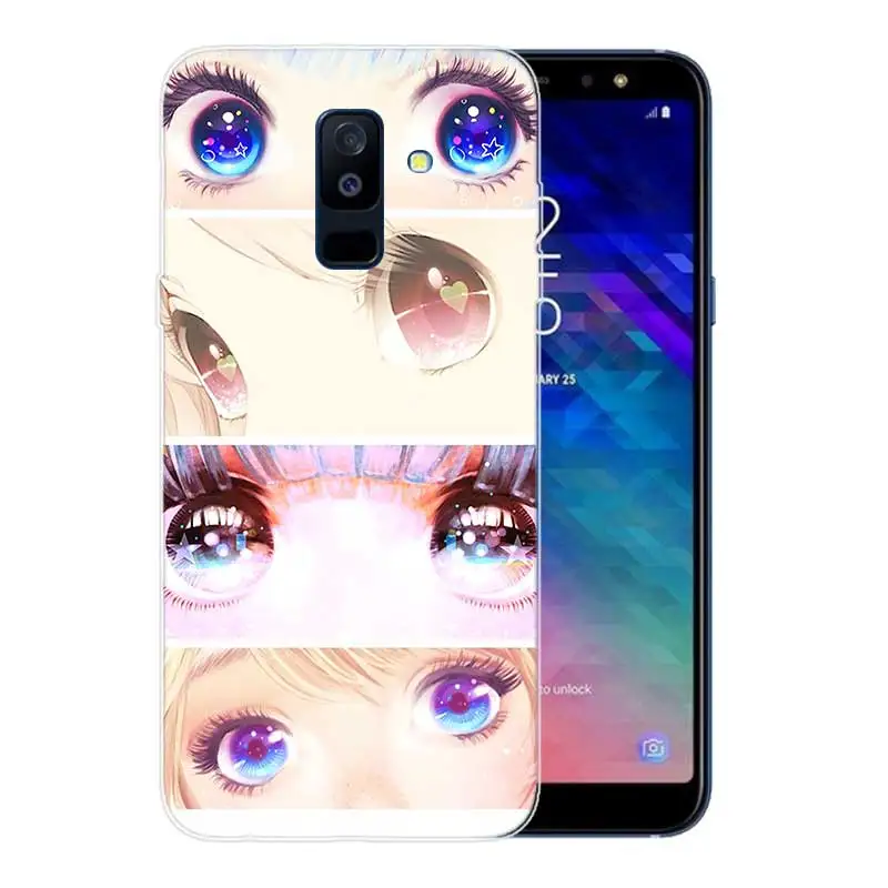 Очаровательный мягкий ТПУ чехол для Samsung Galaxy A6 A8 Plus A5 A7 A9 Star 2018 A3 2017 A6S A8S |