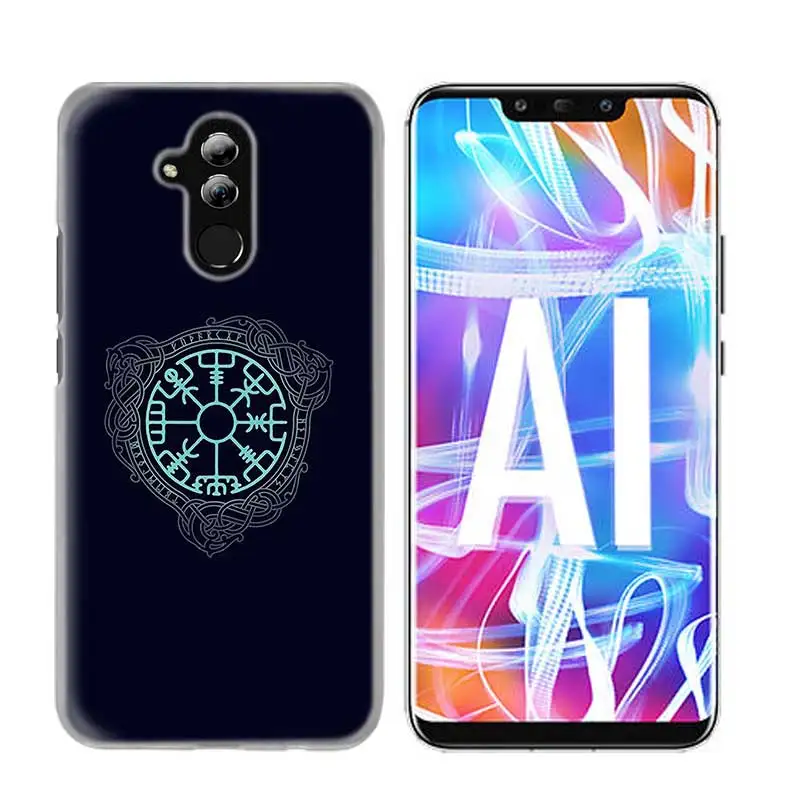 07 Чехол для huawei Honor P20 lite mate 20 10 P30 P10 P9 P8 8X9 Lite Pro P Smart+ Plus Nova 3i Viking Vegvisir - Цвет: 07