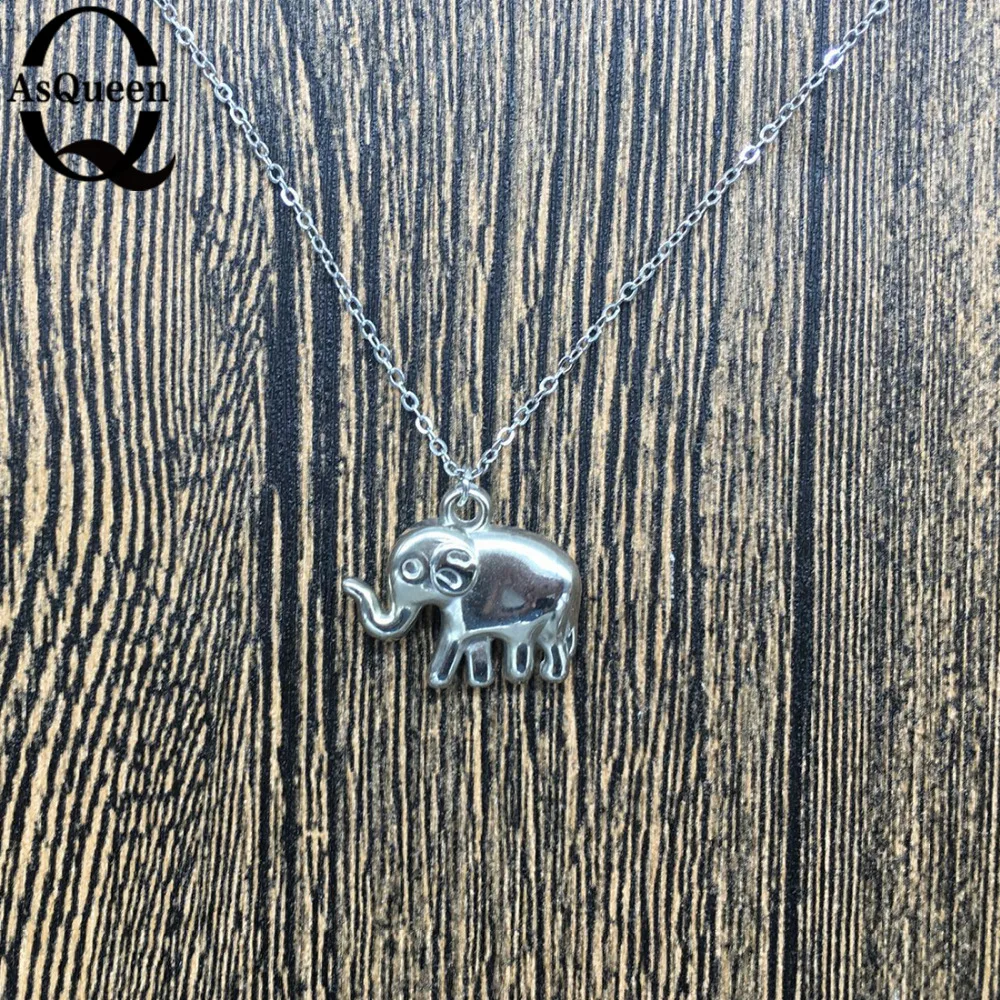 Ожерелье с подвеской в виде слона НЛО Лунная рыба руки якорь звезда смешанный