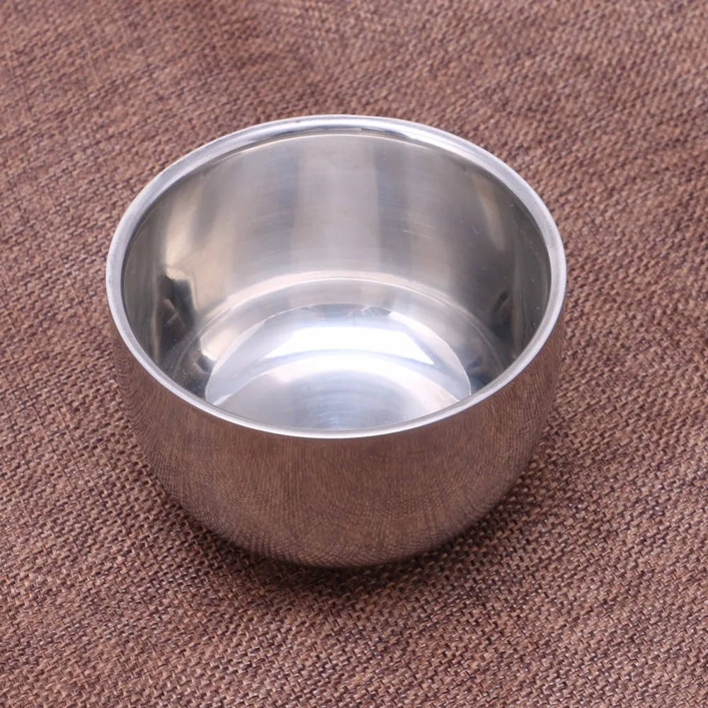 Мужская металлическая бритва из нержавеющей стали объемом 200 мл|shaving mugs|shaving cupmetal