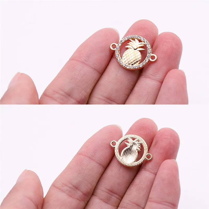 10pcs Style 32 Горячая 10 шт золотистый в форме сердца шармы-соединители с Стразы круглые соединители для животных аксессуары для изготовления ювелирных изделий на продажу - Цвет: 10pcs Style 32