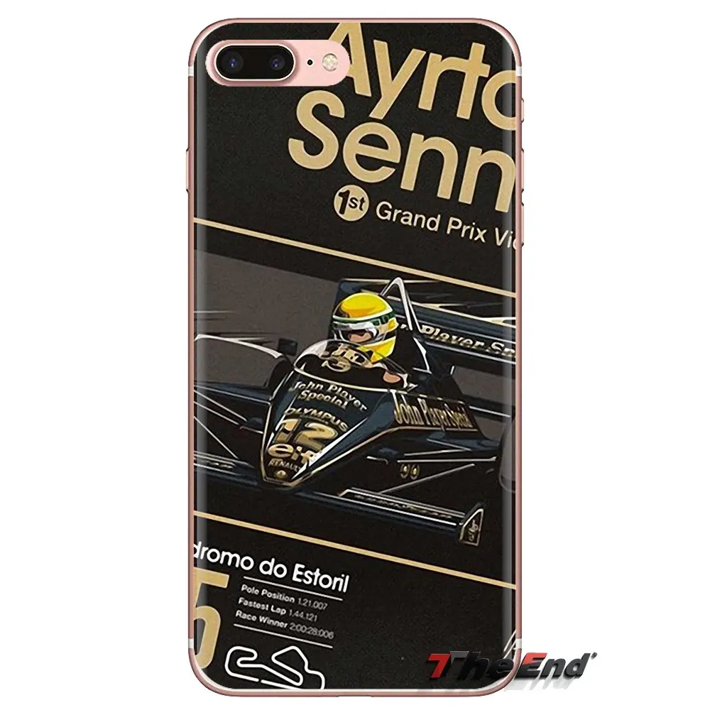 Для Xiao mi 4 5 5s 6 A1 A2 5X6X8 9 Lite SE Pro Max Mix 2 3 S TPU прозрачный чехол для кожи Ayrton Senna гоночный