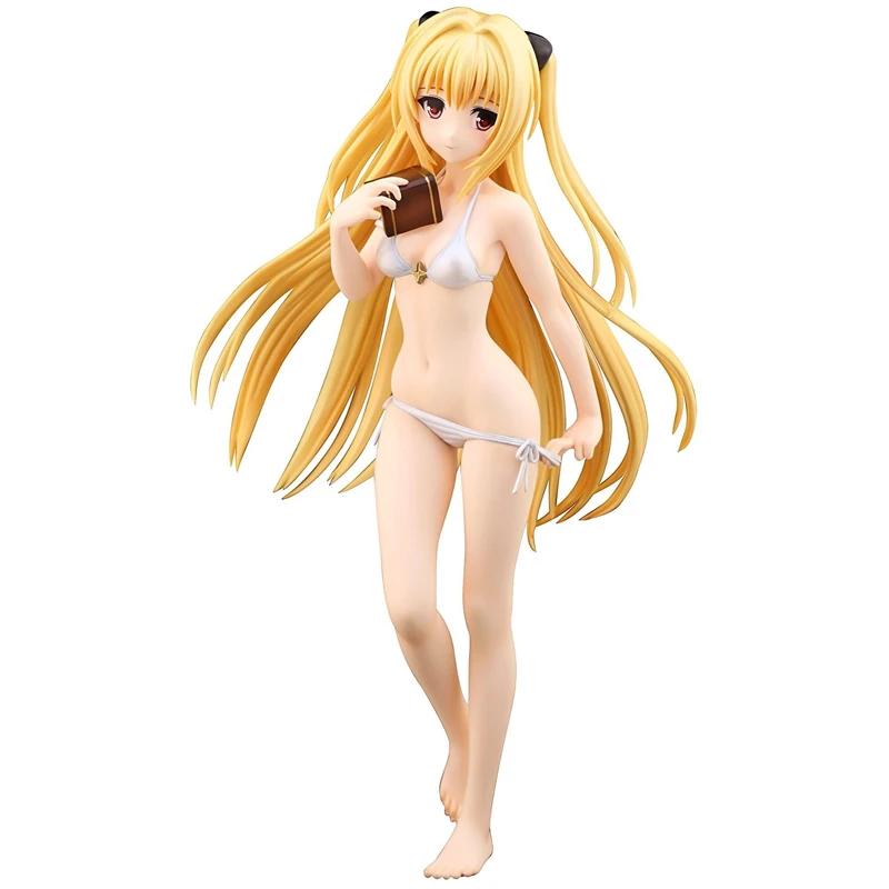 Аниме Alter To Love Ru Золотой Темный белый купальник версия ПВХ фигурка коллекционный