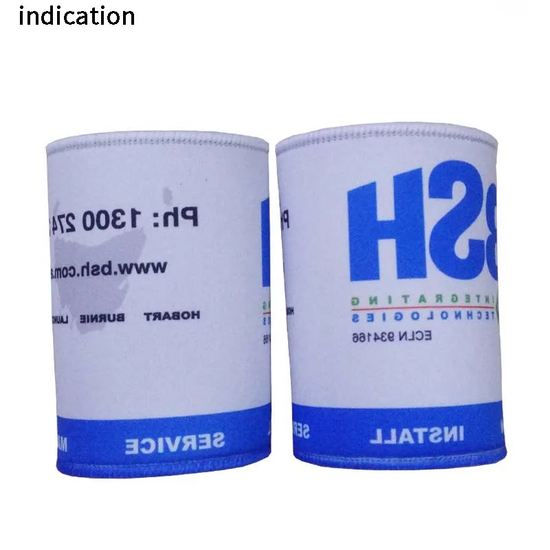 1000pcs/lot Custom Stubby Holder Neoprene Beer Bottle Cooler Thermos Cool Bag Waterproof Ice Packs Can Cover Wedding Gifts | Багаж и сумки
