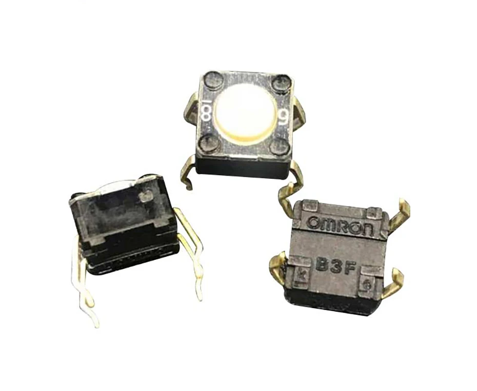 Микропереключатель Omron B3F logitech M185 M215 G300 G402 G602 M570, Средняя кнопка мыши, 4 переключателя сенсорной кнопки