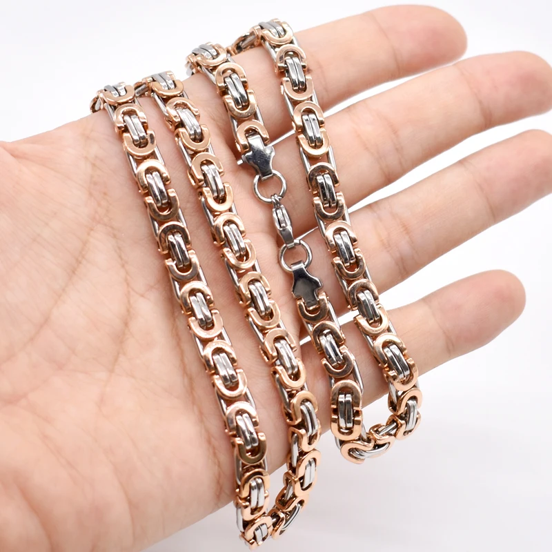 Женский и мужской браслет AMUMIU набор ювелирных изделий из нержавеющей стали