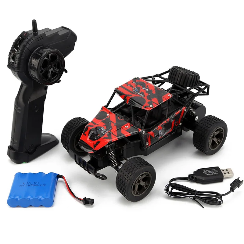 Радиоуправляемые машинки 1:18 Bigfoot машинка 2,4G с дистанционным управлением, электрическая модель внедорожника, игрушка RC drift, 700mah батарея, автомобиль, игрушки, подарок