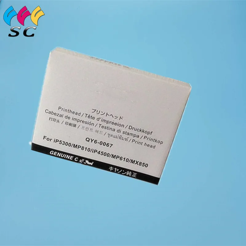 QY6 0067 печатающая головка для принтера Canon Pixma iP5300 MP810 iP4500 MP610 iP 5300 MP 810 610|Детали