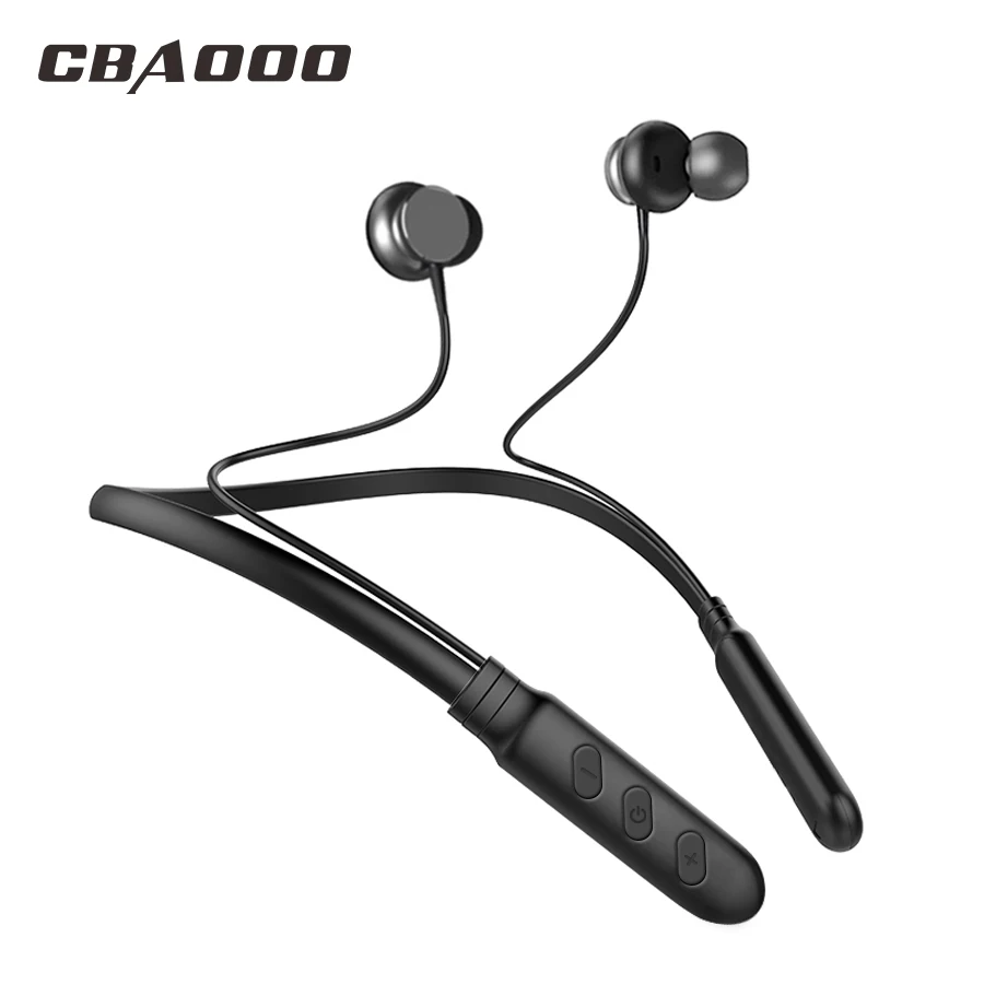 CBAOOO BH1 Bluetooth наушники, беспроводные наушники, Bluetooth гарнитура, Спортивная подвесная шея с микрофоном для android iphone xiaomi