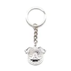 Лидер продаж, брелки для ключей из сплава Брюсселя гриффона, Модные металлические брелки с подвеской в виде собаки