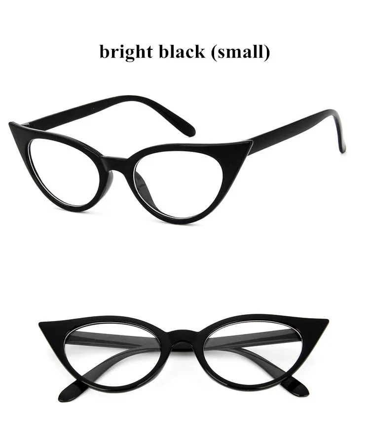 Cat Eye Обычная Очки модный бренд Для женщин ясно, кошачий глаз Очки Рамки высокое качество Винтаж Очки для Для женщин Óculos